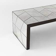 Oliver 4 legs coffee table. Herringbone Mirror Coffee Table West Elm Mirrored Coffee Tables Unique Furniture Pieces Coffee Table