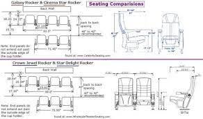 Movie Theater Layout Drawing Comparisons Of Theater Seating Model Dimensions The Galaxy Rocker And Theatre Plan Hotel Floor Plan Theater Chairs