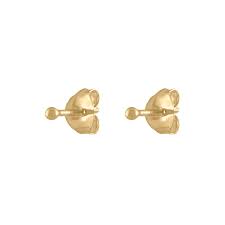 Style your sparkle with a diamond heart necklace and band ring for timeless shine. Tiny Secret Studs In 14k Gold Maison Miru