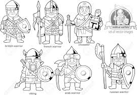 Servicio integral a empresas, centros docentes y organismos públicos. Guerreros Medievales Divertidos Dibujos Animados Conjunto De Imagenes Ilustraciones Vectoriales Clip Art Vectorizado Libre De Derechos Image 97033510