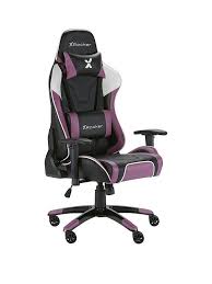 X Rocker Agility PC Office Gaming Chair Purple | littlewoods.com
