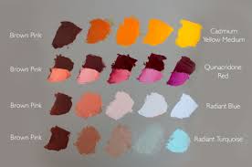 Don't use lighter shades of blue or red. What Is Brown Pink And How Is It Useful On My Oil Painting Palette
