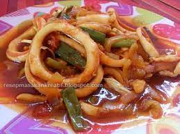 Resep Cumi Asam Manis Racikan Bumbu Sederhana Resep Masakan Resep Resep Makanan Sehat