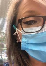 Button On Glasses In 2020 Easy Face Masks Face Mask Mask