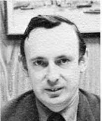 Joe Bertoia in the old OCA library where he always felt at home, circa  1968. He was a library clerk for three years, after we graduated together,  he and Eric Legg came