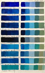 Robin Rosenthal Art Blue Color Charts