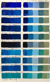 robin rosenthal art blue color charts