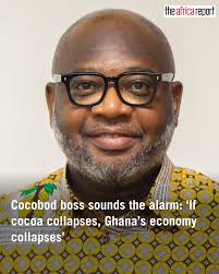 The Ghana Cocoa Board's acting CEO Ransford Abbey promises a sharp producer  price increase in August. ➡️ https://l.theafricareport.com/CSS