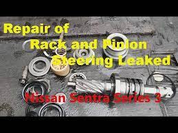 How To Repair Power Steering (Rack And Pinion) Leak Of Nissan Sentra Series  3 - Youtube