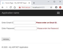 I hope u got what i said. Asp Net Requiredfieldvalidator How To Create Requiredfieldvalidator