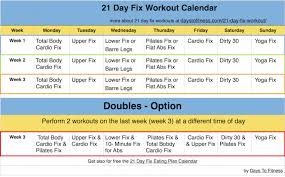 21 day fix workout calendar calendar yearly printable