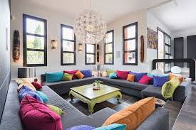 Villa In La Baule Homeadore Minimalist Living Room Design Bright Living Room Colorful Living Room Bright