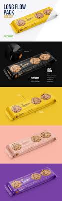 Download Long Flow Pack Cookies Mockup In Packaging Mockups On Yellow Images Creative Store