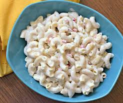 In a small bowl, whisk together the mayonnaise, mustard, sugar, vinegar, sour cream and salt. New York Deli Style Macaroni Salad Happily Unprocessed