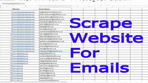 How To Scrape Websites For Email Addresses Web Scraping Service Social Marketing Social Media Web Research