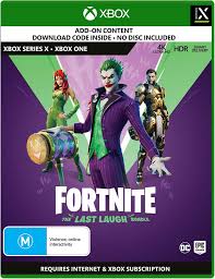 The joker is a dc series outfit in battle royale that can be obtained by purchasing the last laugh bundle. Fortnite The Last Laugh Bundle Xbox Series X Xbox One The Gamesmen