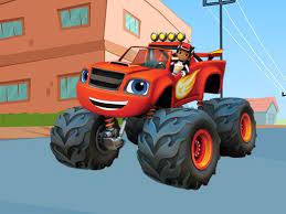 لعبة الاختلافات في صور السيارات العملاقة النارية blaze monster machines differences online games free online games free mobile games