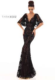 Tarik Ediz Cap Sleeve Fitted Dress 93616 Evening Dresses Tarik Ediz Dresses Lace Evening Dresses