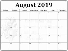 Free Printable August 2019 Calendar Editable Printable Calendar Word Calendar Word Calendar Printables