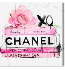 pretty art is always good for the soul favorites chanel art oliver gal rose wall art