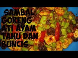 Nyalakan api kompor, tunggu hingga minyak goreng panas. Resep Sambal Goreng Hati Ayam Tahu Dan Buncis Sambalgorengatiayam Sambalgoreng Stayhome Youtube