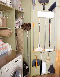 The magic holder is a great way to get started with your broom closet organization. 16 Best Broom Storage Ideas Storage Cleaning Closet Utility Closet