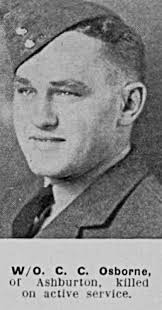 Raymond Ede, bomber pilot ww2. Died in action. His father Eldrick Ede  (Dick) was badly gassed in ww1, They were from Ashburton.