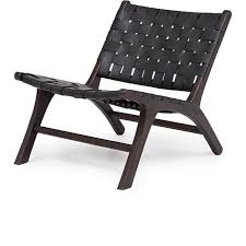 Sessel und relaxsessel online im möbel marken outlet kaufen. Design Lounge Sessel Teak Holz Leder Stuhl Clubsessel Relaxsessel Unikat Schwarz Online Kaufen Bei Netto