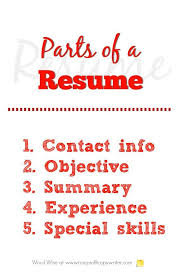 5 Parts Of A Resume And Writing Tips For Each Of Them Resume Writing Tips Resume Writing Tips