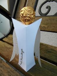 Rocher Engel Verpackung Die Anleitung Mein Haus Mein Garten Mein Hobby Basteln Weihnachten Weihnachtsengel Geschenke Weihnachten