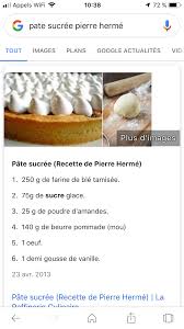 Epingle Par Cecile La Flutte Sur Food Drinks Pate Sucre Poudre Amande Farine De Ble