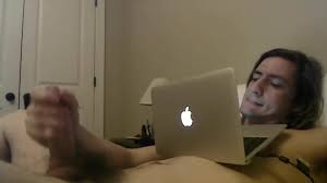 No Lube Necessary-Boy Jerks Big Cock to Porn