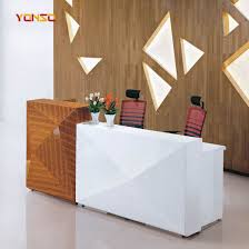 China Modern Design Small White Office Furniture Front Reception Desk Furniture Online China Desk Office Furniture