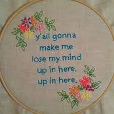 Maybe you would like to learn more about one of these? Hoop Art Rap Embroidery Y All Gonna Make Me Lose My Mind Dmx Rap Lyrics Art Collectibles Fiber Arts Metaloplast Hr
