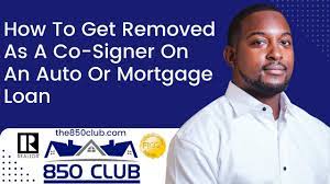 How To Get Removed As A Co-Signer On An Auto Or Mortgage Loan - Youtube
