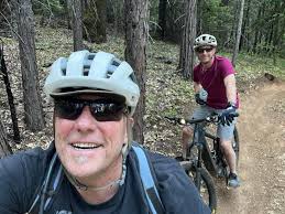 What are some shady and cool mountain bike trails near Elk Grove?