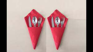 How to fold a napkin: Paper Serviette Folding Easy Novocom Top