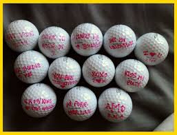 Valentine 39 S Day Gift For My Hubby Prov1 Balls With Golf Love Quotes He Loved Them Golf Birthday Gifts Golf Birthday Golf Gifts