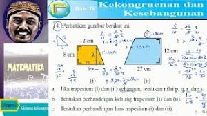 Tentukan nilai p, q, dan rpakai caranya! Perbandingan Keliling Dan Luas Trapesium Sebangun Bse Matematika Kelas Ix K13 Uk 4 4 No14 Youtube