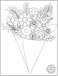 Flowers coloring pages at momswhothink are especially popular in the spring as tulips, daisies, and roses are starting to display their beauty to gardens everywhere. 14 Original Pretty Flower Coloring Pages To Print Kids Activities Blog