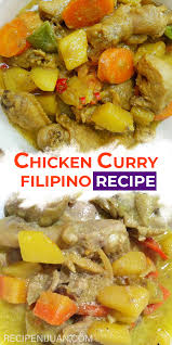 Filipino Chicken Curry Recipe With Patis Fish Sauce Recipe Curry Recipes Easy Filipino Recipes Chicken Curry Recipe Easy