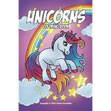 Unicorn my little pony coloring pages. Buy Unicorns Coloring Book Unicorn Coloring Book For Kids Aged 4 To 8 Amazing Kids Coloring Pages With Easy To Color Designs For Your Little One Perfect As A Gift