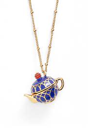 Kate Spade New York Tea Time Locket Necklace Nordstrom Locket Necklace Long Pendant Necklace Necklace