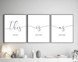 This Is Usour Life Our Story Our Home Printableliving Room Etsy In 2021 Wall Art Living Room Room Wall Art Wall Printables