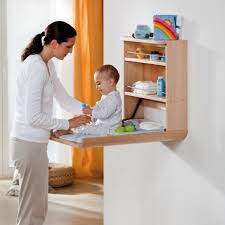 geuther table a langer murale wanda avec matelas a langer naturel 031 4871 table a langer bebe table a langer murale table bebe