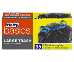 Get free shipping on qualified hefty garbage bags or buy online pick up in store today in the cleaning department. Hefty Basics Hefty Basics 30 Gallon Large Trash Drawstring 35 Ct Box Big Lots