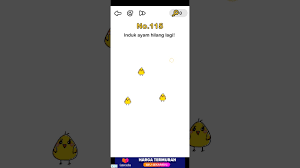 Jawaban brain out level 115. Brain Out No 115 Induk Ayam Hilang Lagi Youtube