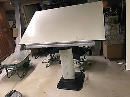 2) de tables à dessin et accessoires. Table Dessin Hydraulique Industrielle Alpia Statos 5 Architecte Deco Loft Ebay