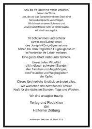 Stefan Leifert On Twitter Uns Die Wir Taglich Mit Worten Umgehen Fehlen Die Worte Traueranzeige Der Journalisten Kollegen Aus Haltern Http T Co Nkbaydvpg0