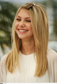 Layered Locks With Pinned Back Bangs Medium Length Hair Styles Hair Styles Medium Hair Styles